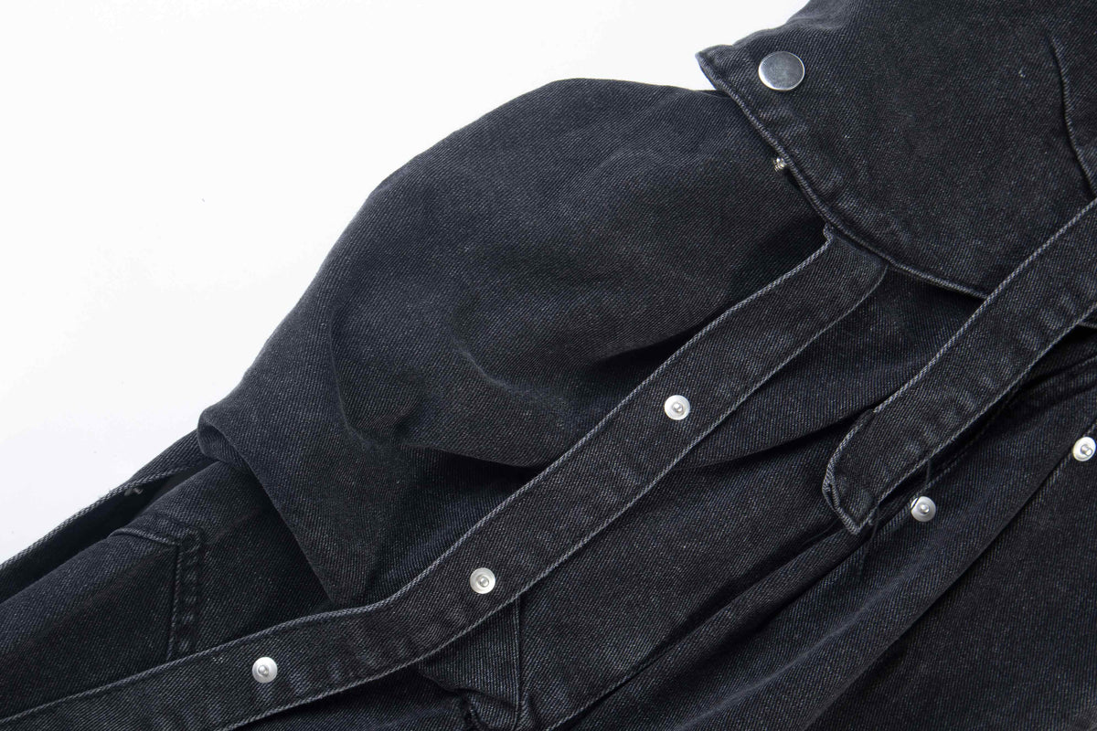 Madxmarx Multi-Pocket Baggy Denim Jeans