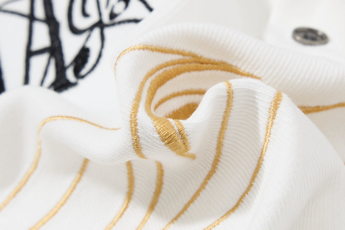 Madxmarx Crest Script Polo Long Sleeve