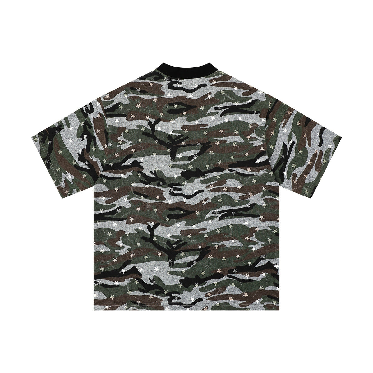 Madxmarx Camo Star Graphic Polo