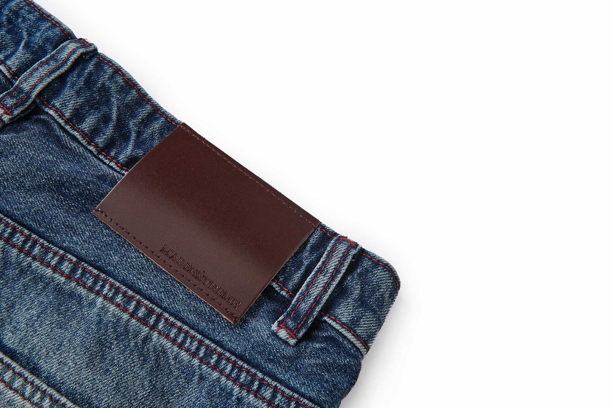 Madxmarx Washed Distressed Baggy Jeans