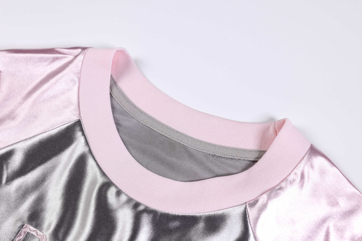 Madxmarx Metallic Varsity Jersey Tee