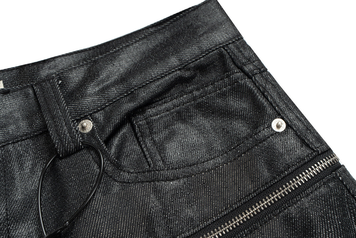 Pantalon en jean double taille Madxmarx