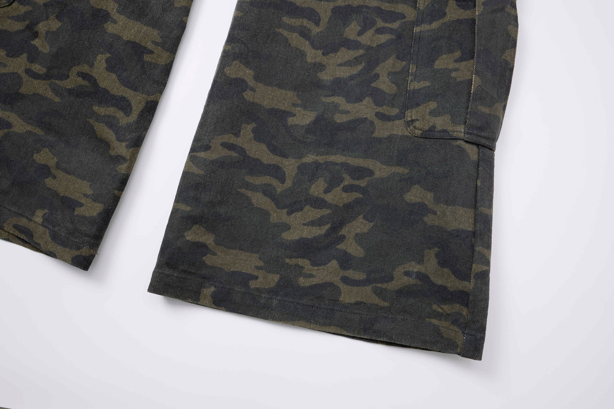 Pantalon cargo large camouflage Madxmarx