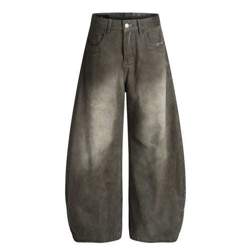 Calça Jeans Curva Desbotada Madxmarx - PP / Cinza