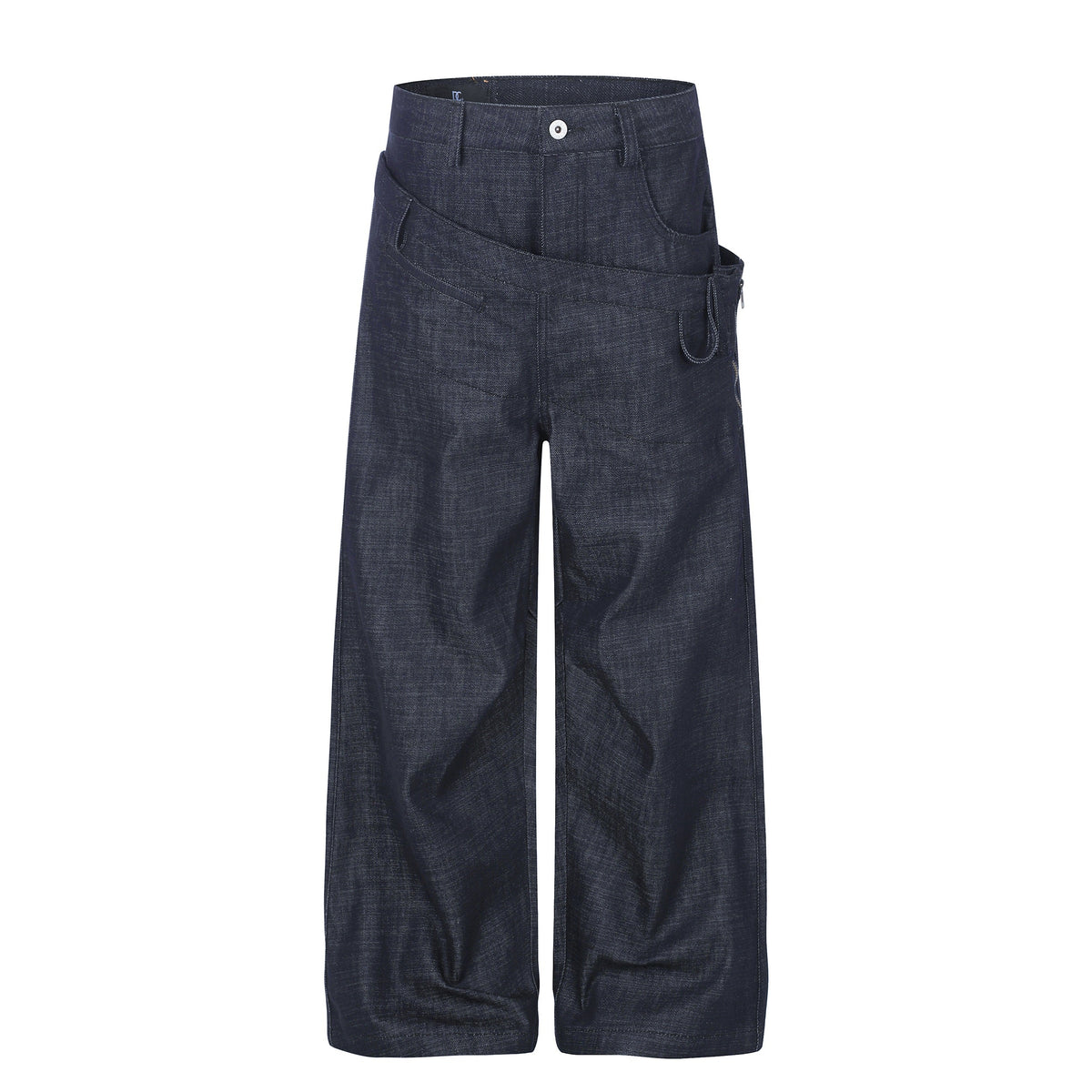 Madxmarx Layered Waist Wide-Leg Jeans