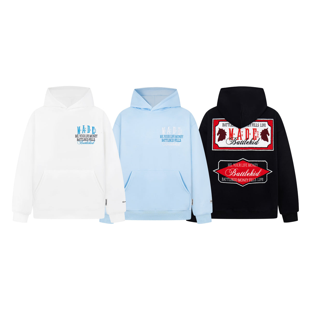 Madxmarx Embroidered Badge Logo Hoodie