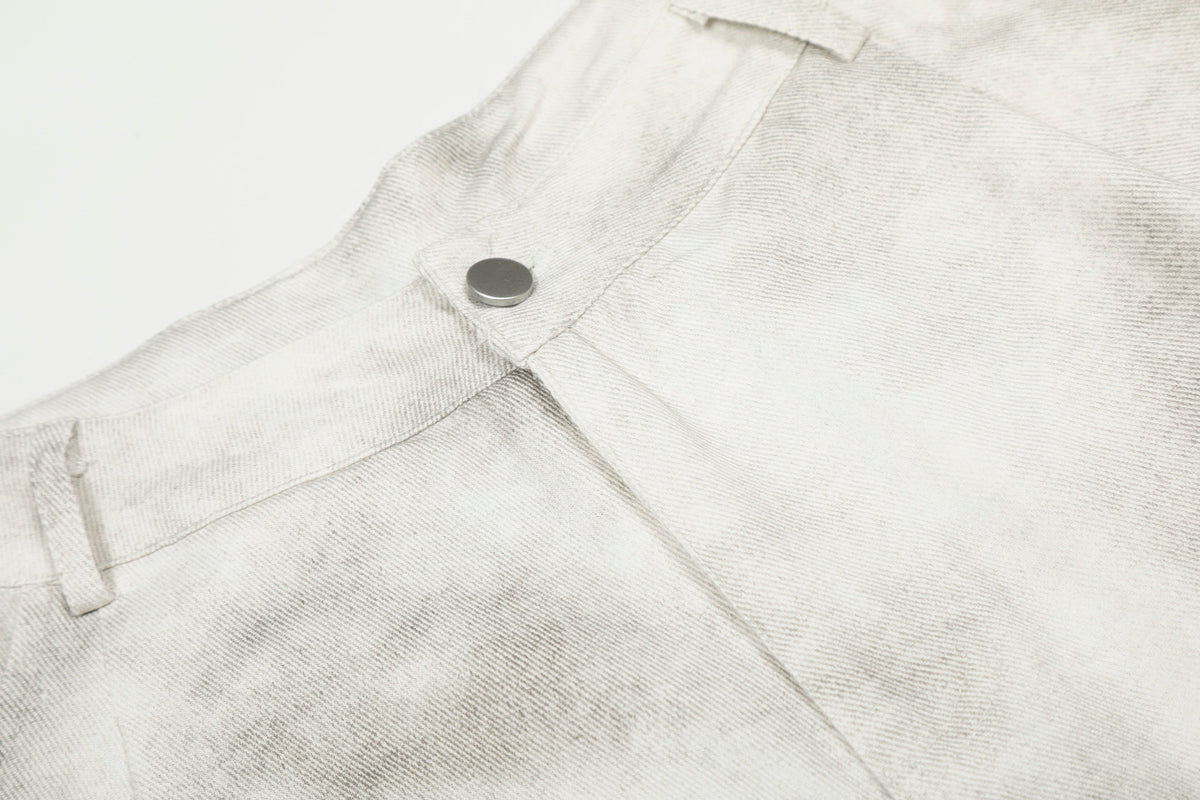 Pantalon cargo large délavé à écusson étoile Madxmarx