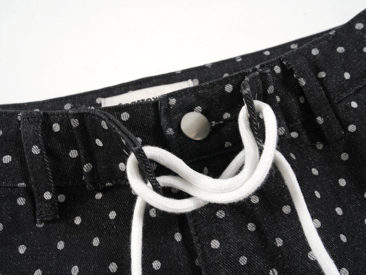 Madxmarx SP2 Polka-Dot Denim Pants