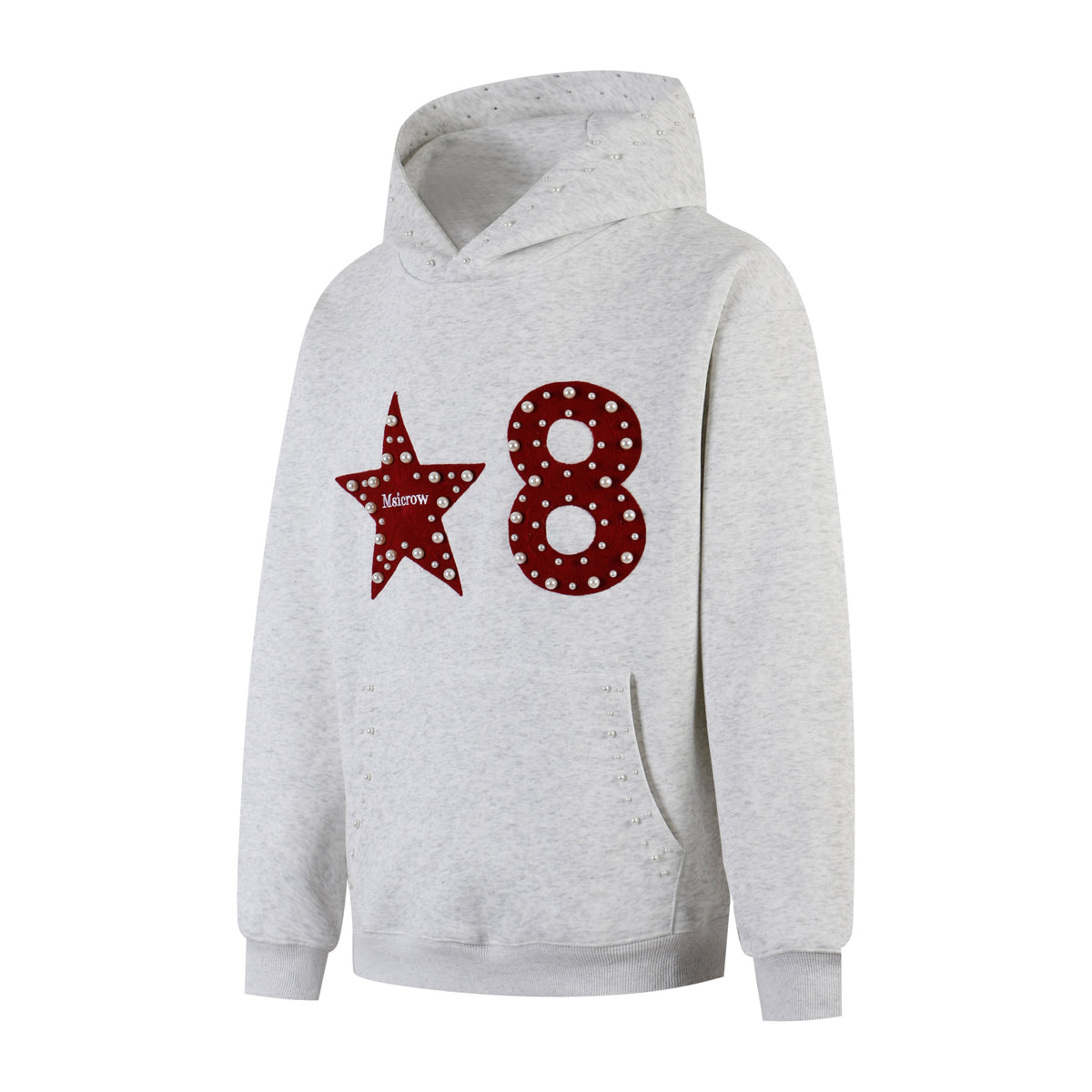 Madxmarx Star & Number Appliqué Hoodie