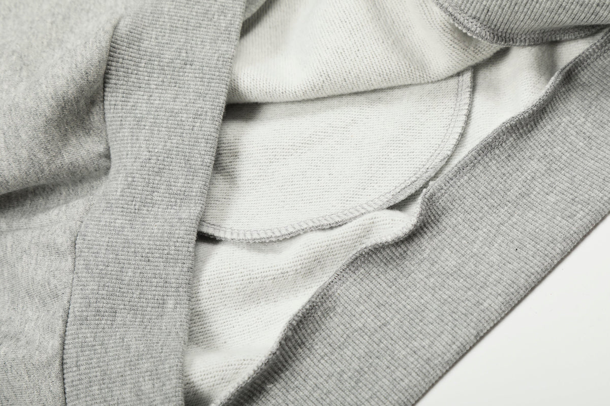 Madxmarx Minimal Dot-Detail Zip Hoodie