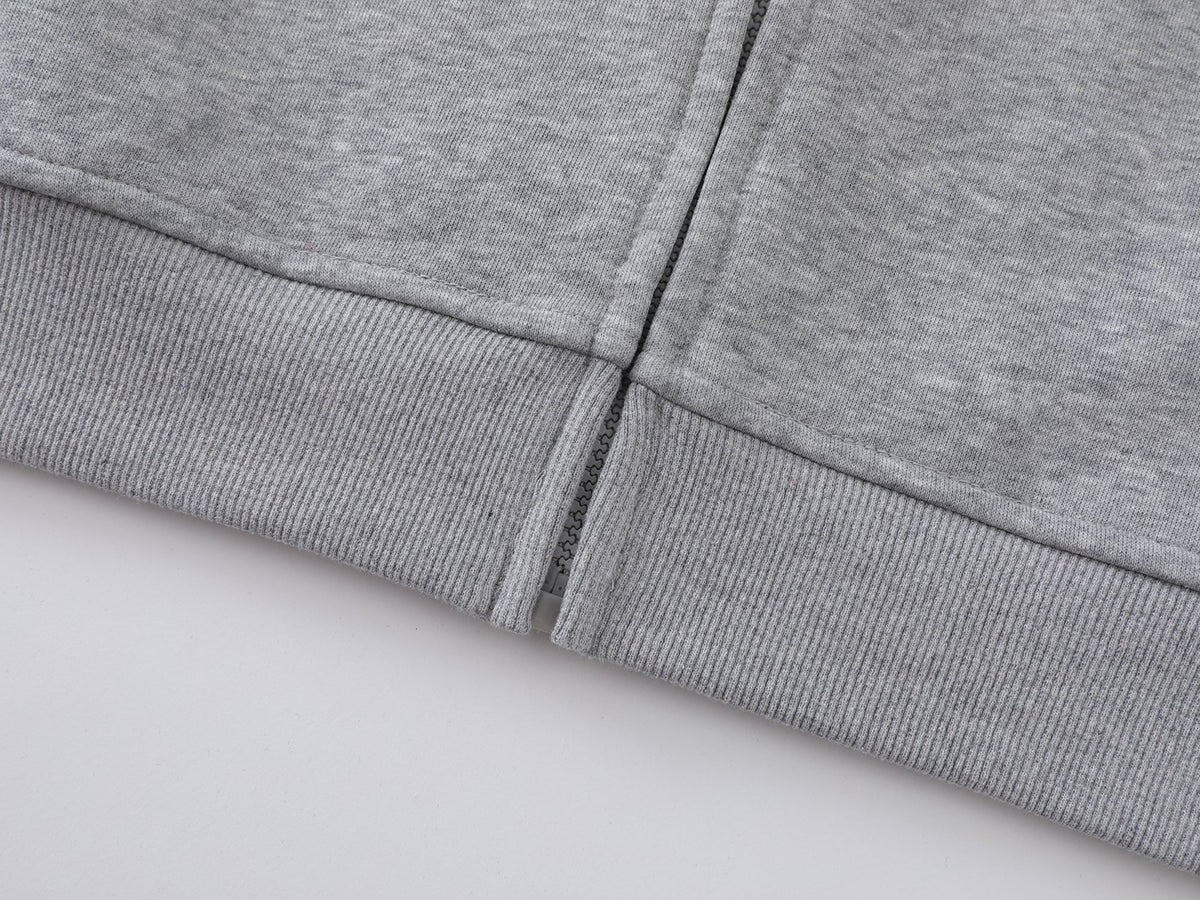 Madxmarx Camo Varsity Zip-Up Hoodie