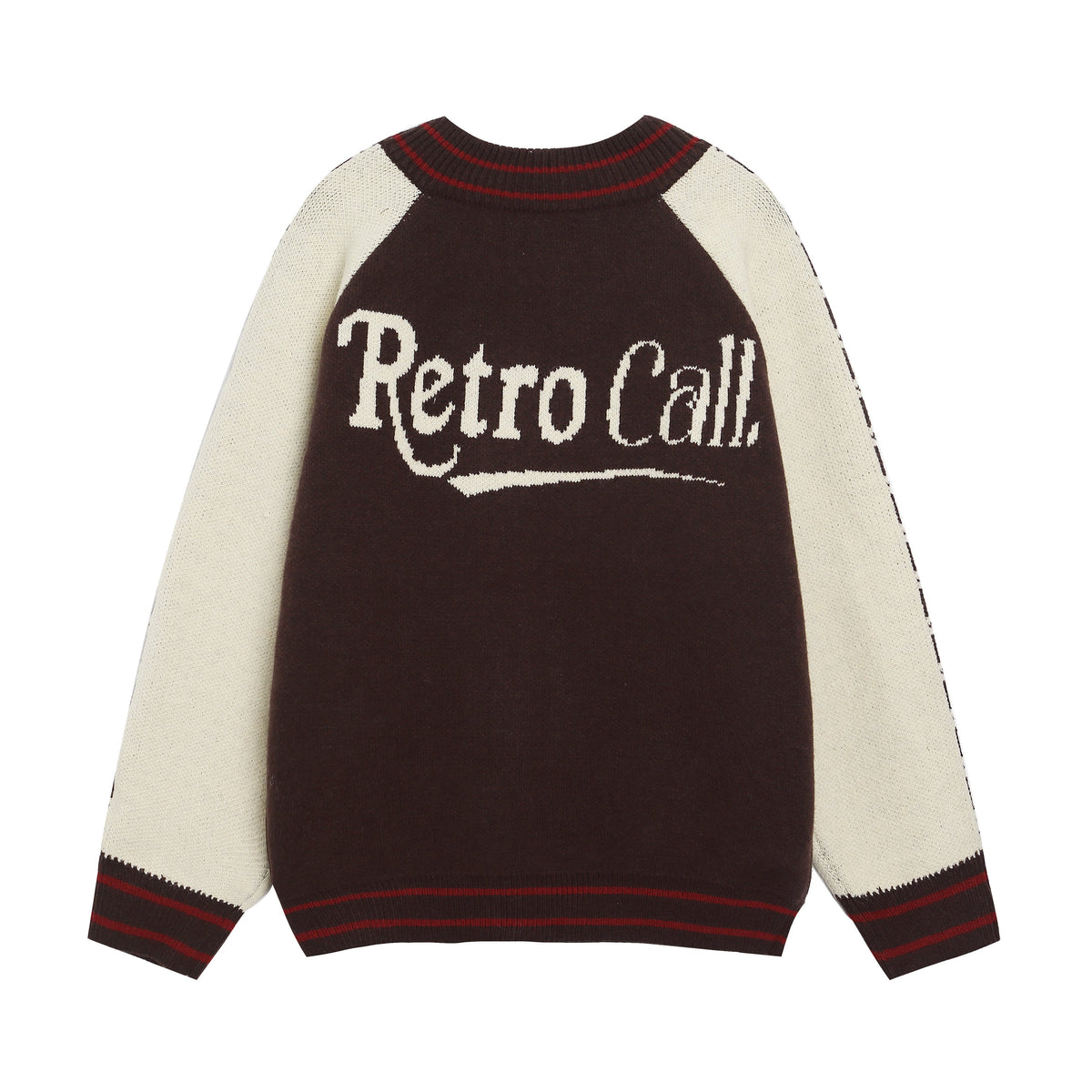 Madxmarx Retro Zip Knit Jacket