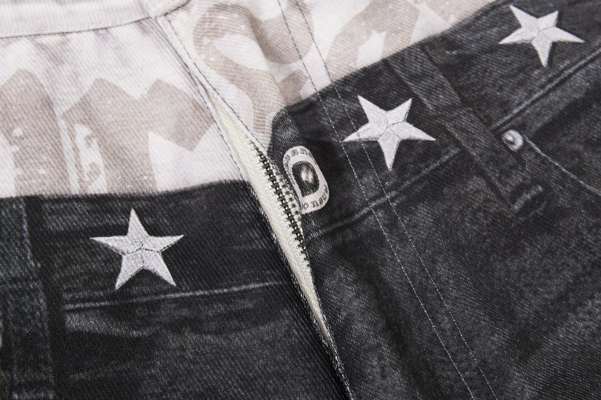 Madxmarx Layered Distressed Balloon Jeans