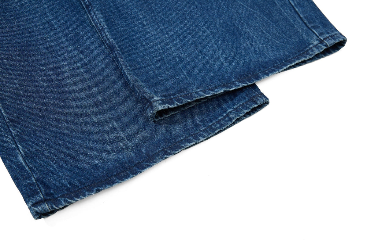 Madxmarx Distressed Wide-Leg Denim Jeans