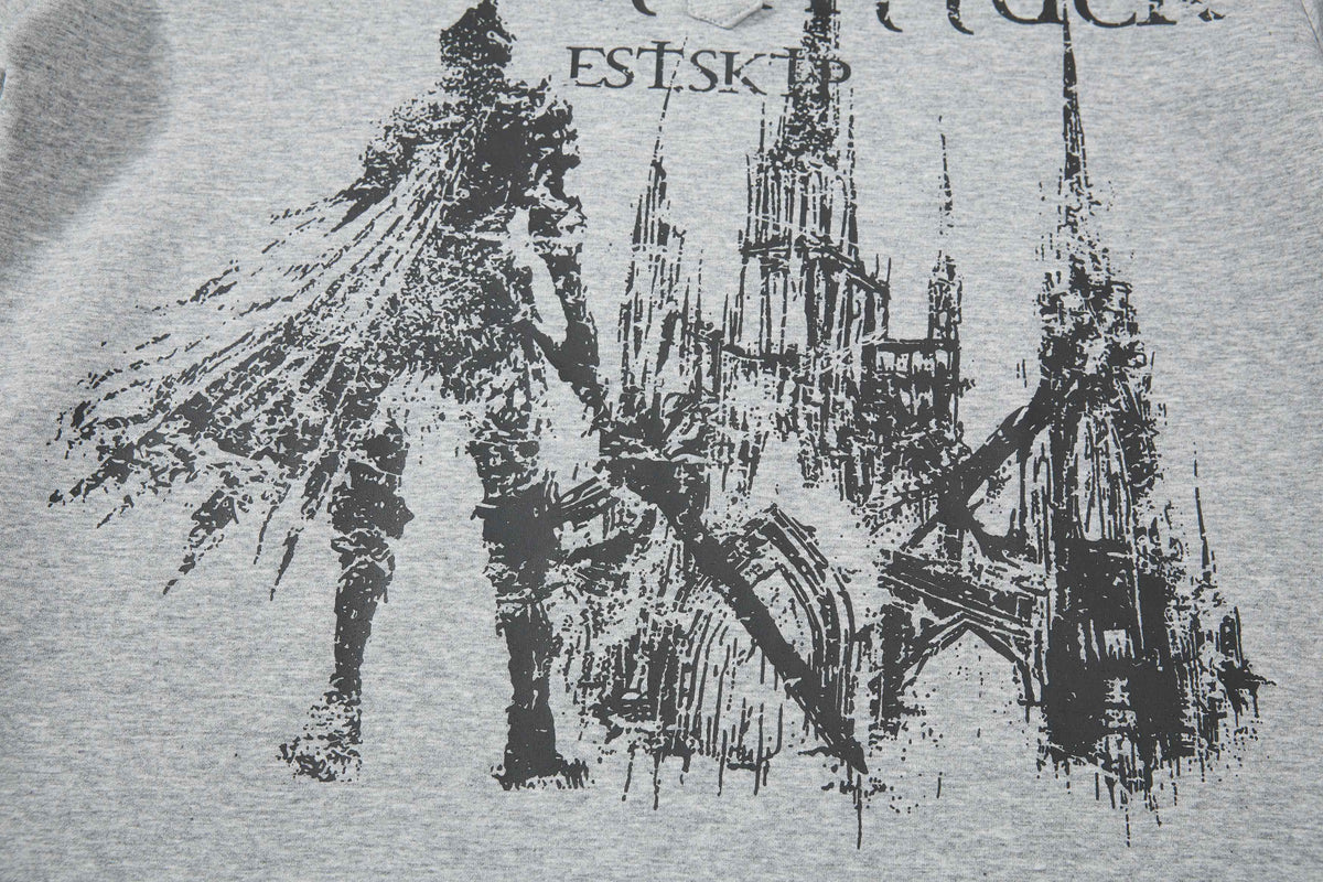 Madxmarx “Knight Attack Graphic Polo Tee”