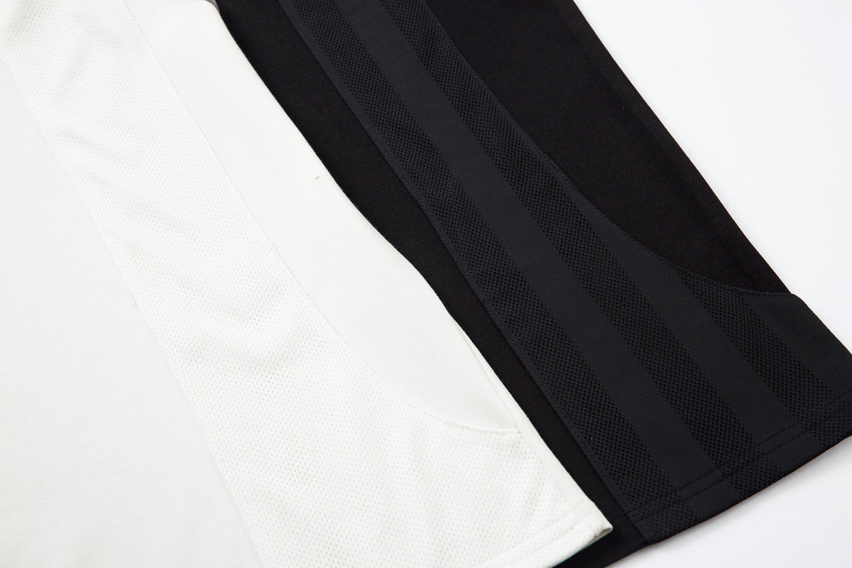 Madxmarx Contrast Panel Long-Sleeve Top