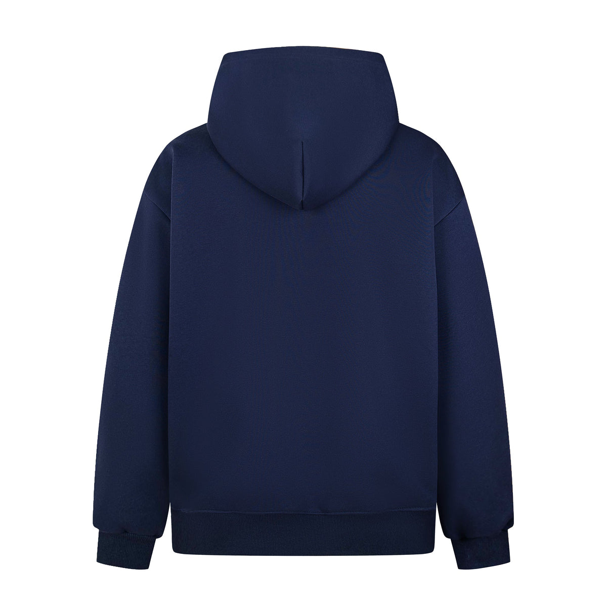 Madxmarx Plaid-Lined Minimal Zip Hoodie