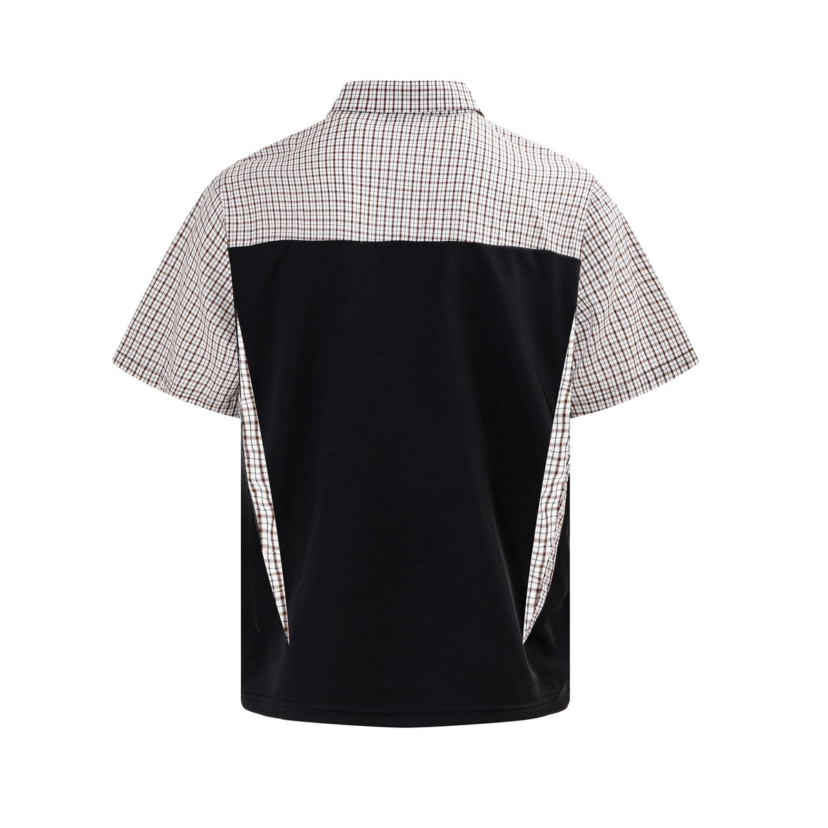 Madxmarx Vintage Plaid Panel Polo