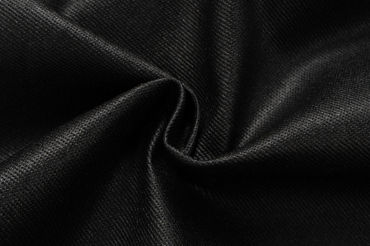 Pantalon en cuir à fermeture éclair et découpes Madxmarx