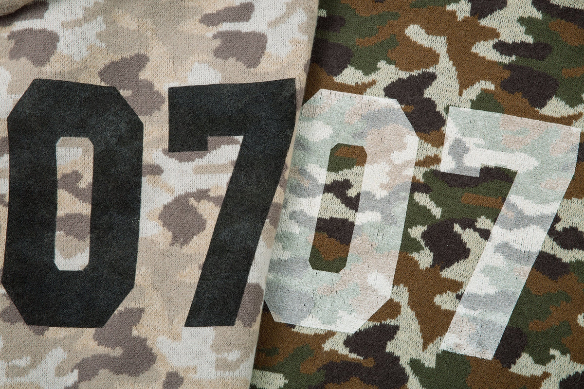Madxmarx “07 Camo Knit Sweater”