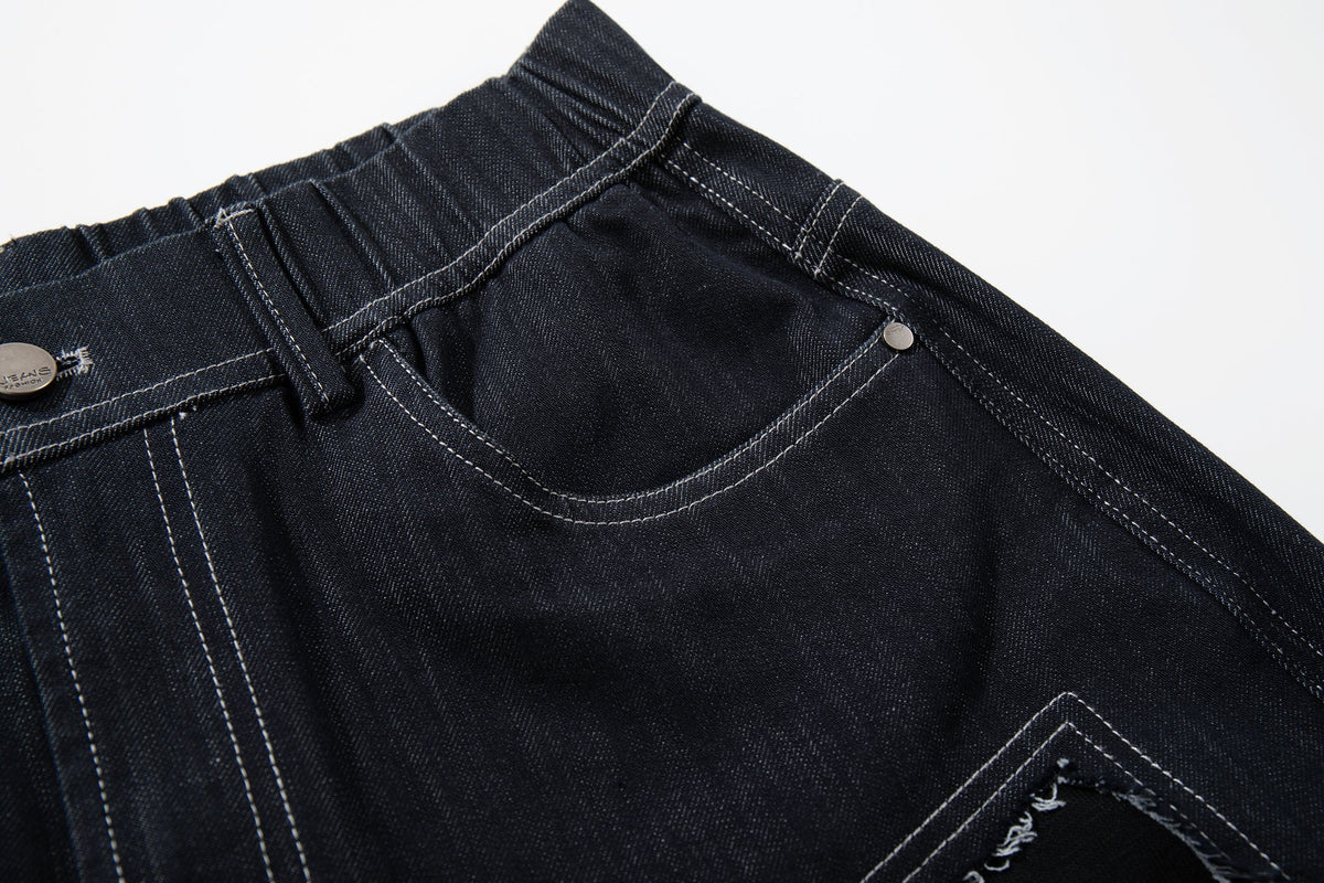 Madxmarx Hybrid-Panel-Hose mit weitem Bein