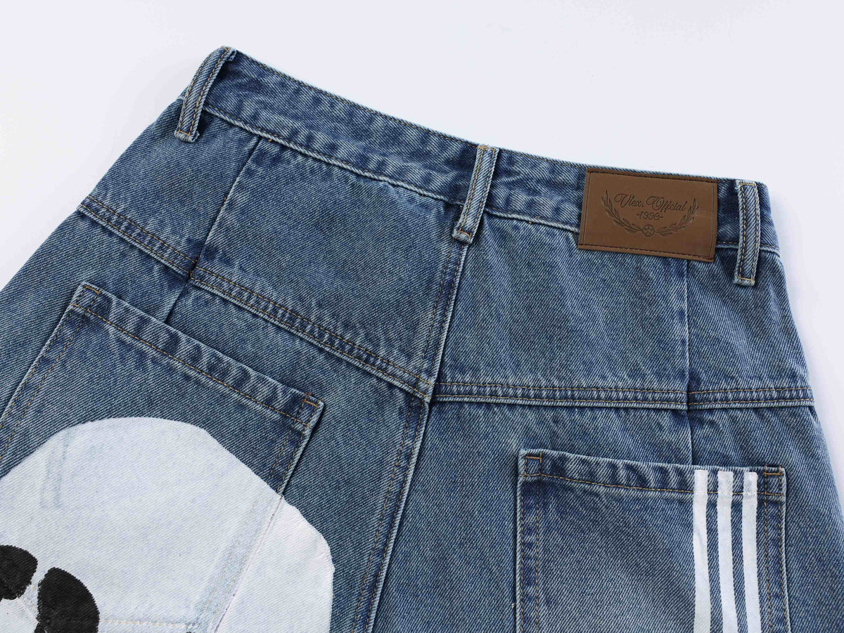 Madxmarx 1990 Graphic Wide-Leg Jeans