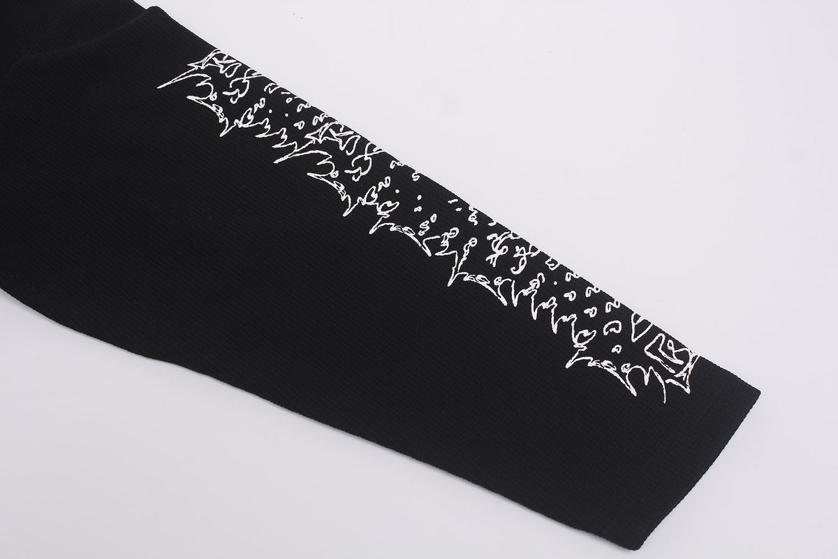 Madxmarx Studded Graphic Long Sleeve