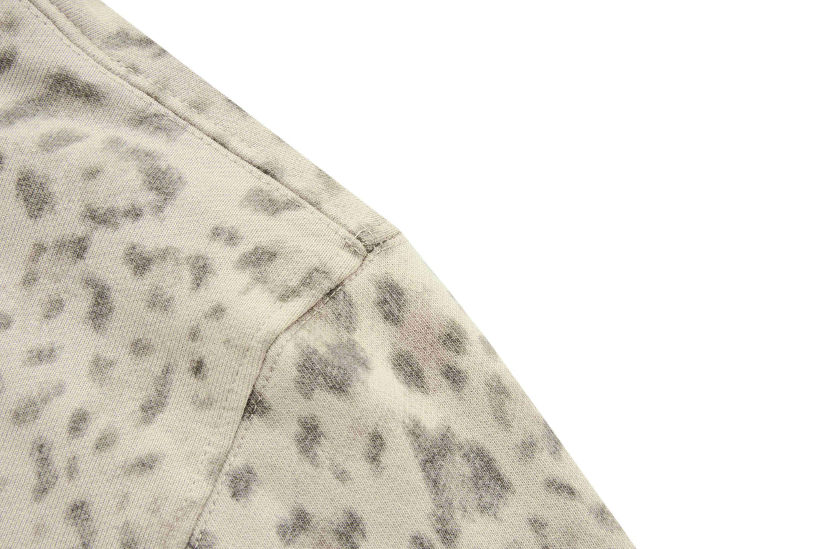 Madxmarx Leopard Graphic Zip-Up Hoodie