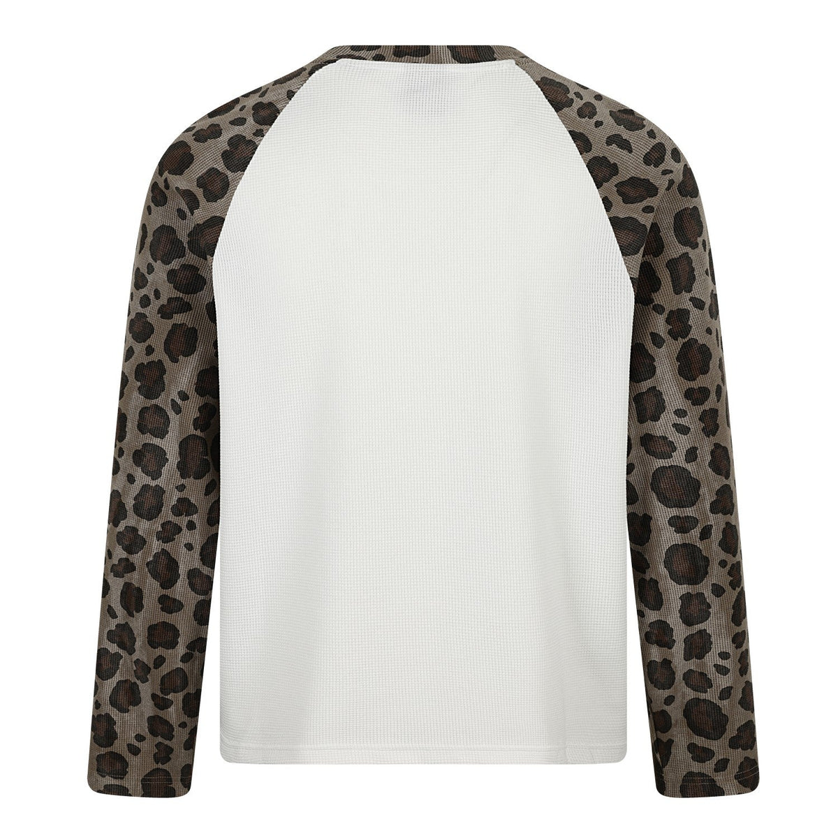 Madxmarx Leopard Raglan Long Sleeve T-Shirt