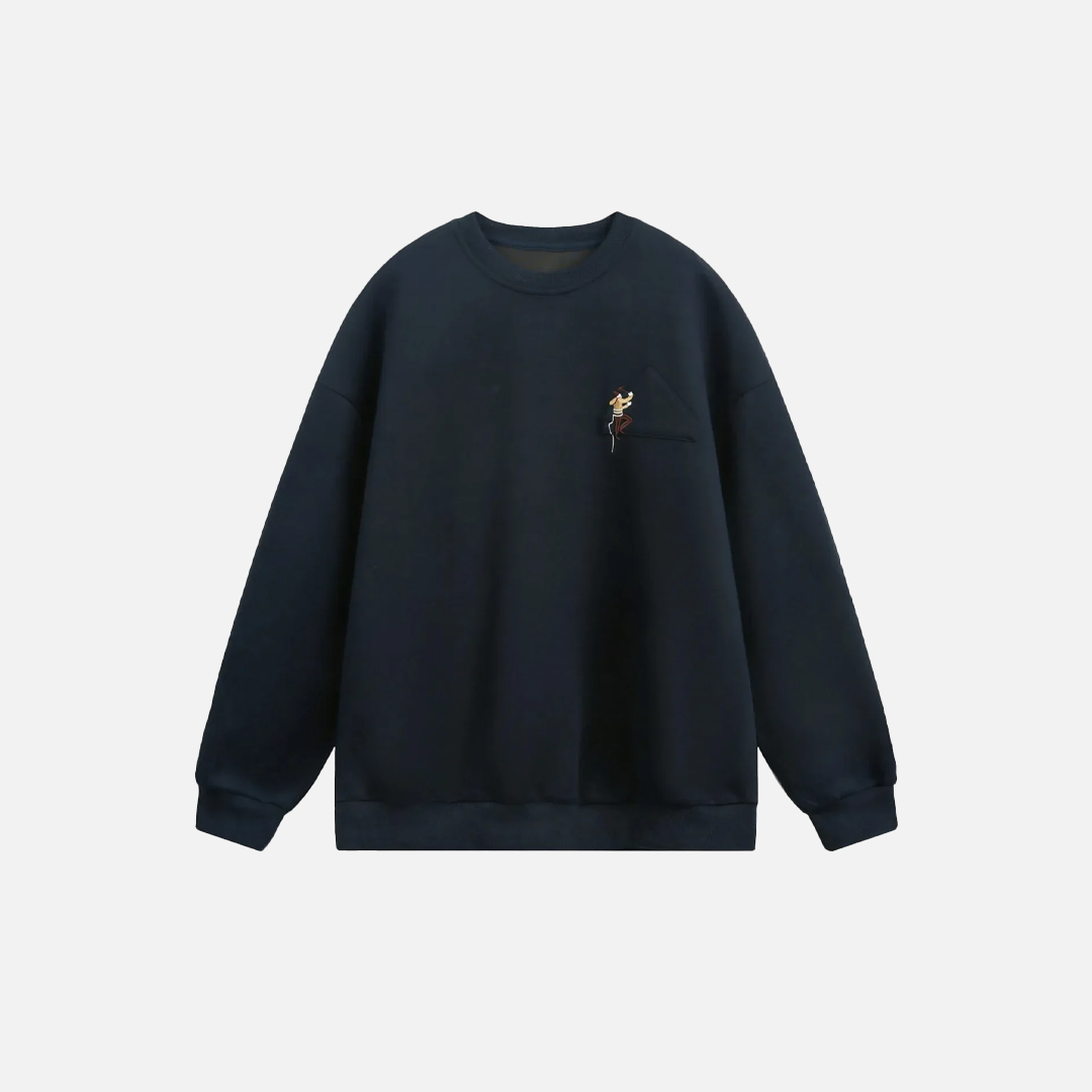 Cozy Funny O-Neck Sport Sweatshirt