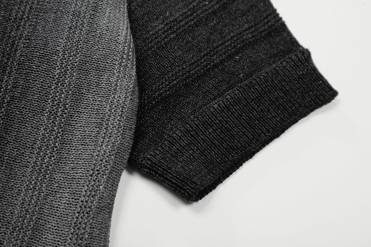 Madxmarx “Gradient Knit Polo Tee”