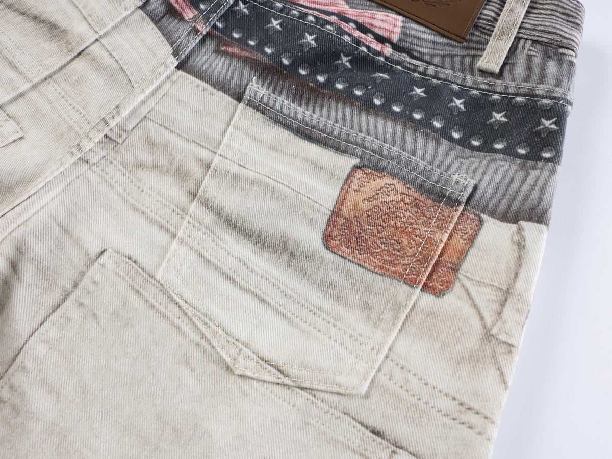 Madxmarx „Layered Belt Utility Balloon Jeans“