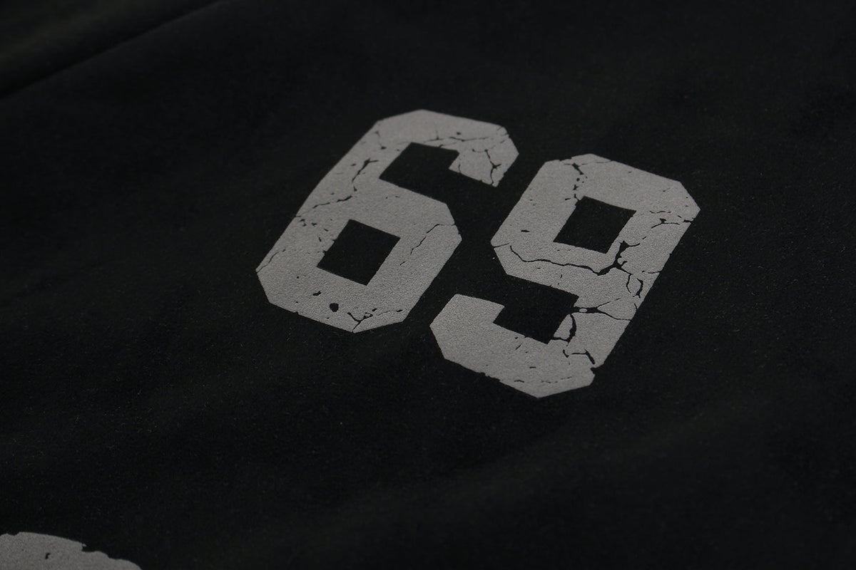 Madxmarx Suede-Finish Retro Zip Hoodie