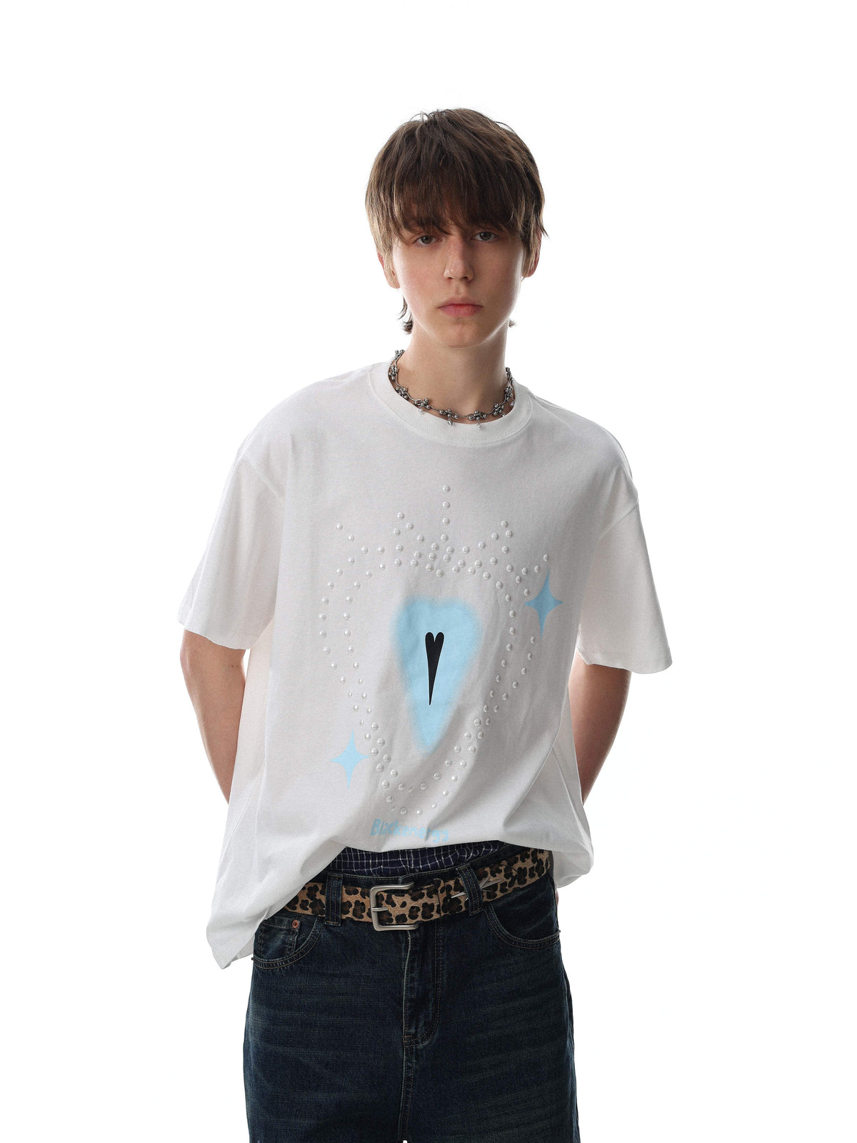 Madxmarx “Crystal Heart Graphic Tee”