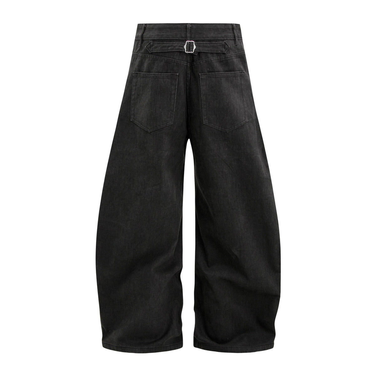 Madxmarx Multi-Button Panel Wide-Leg Jeans