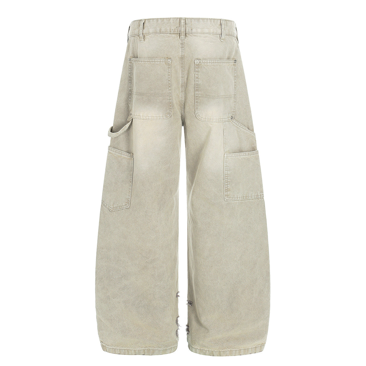 Madxmarx Gewaschene Utility-Jeans im Used-Look