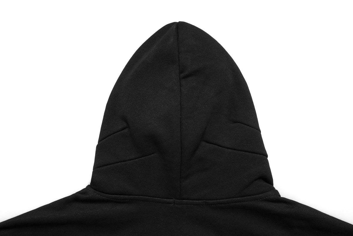 Madxmarx Split Camouflage Zip-Up Hoodie