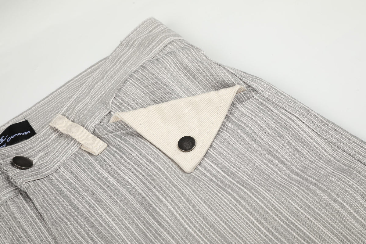 Madxmarx Pinstripe Wide-Leg Pants