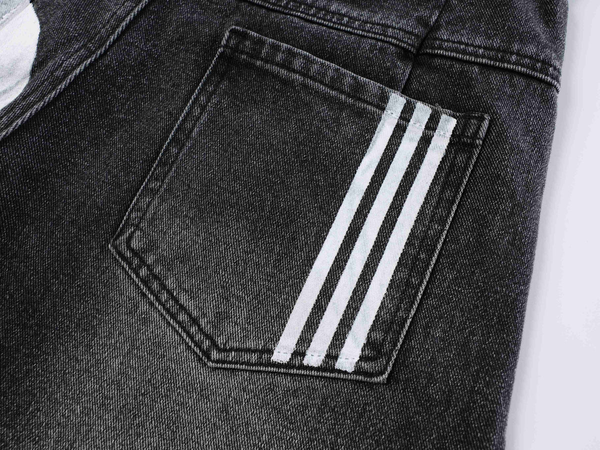 Madxmarx 1990 Graphic Wide-Leg Jeans