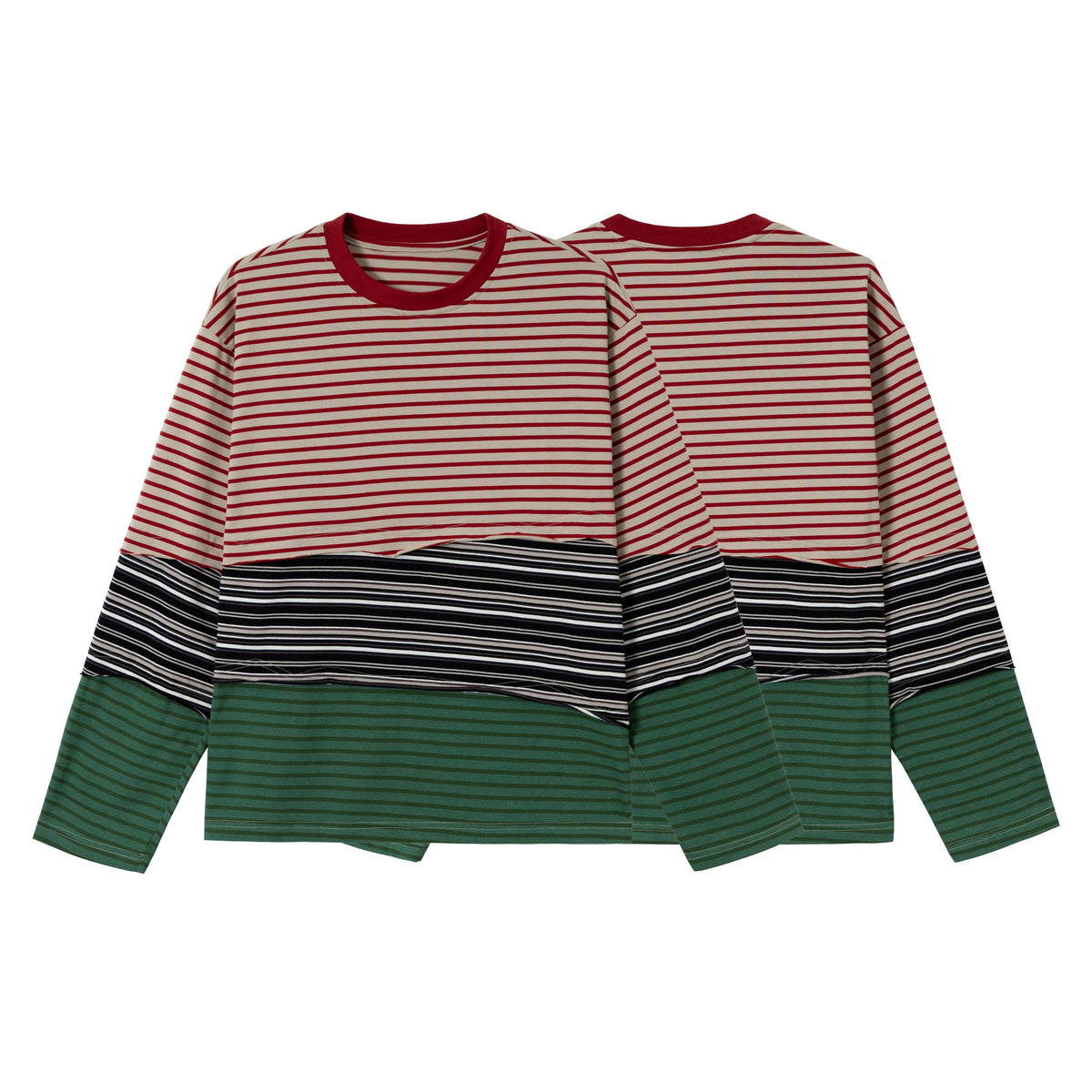Madxmarx Striped Long Sleeve Tee