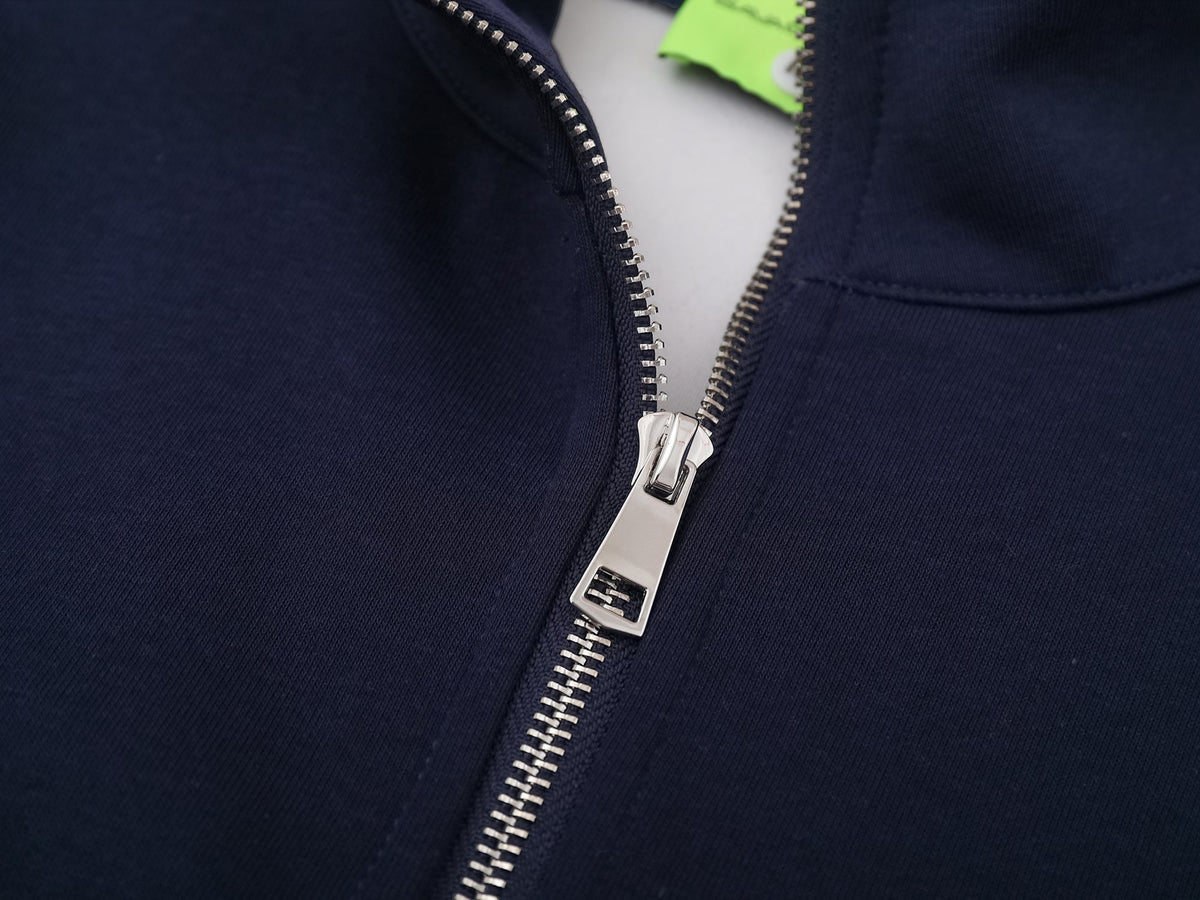 Madxmarx Varsity Zip Mockneck Sweatshirt