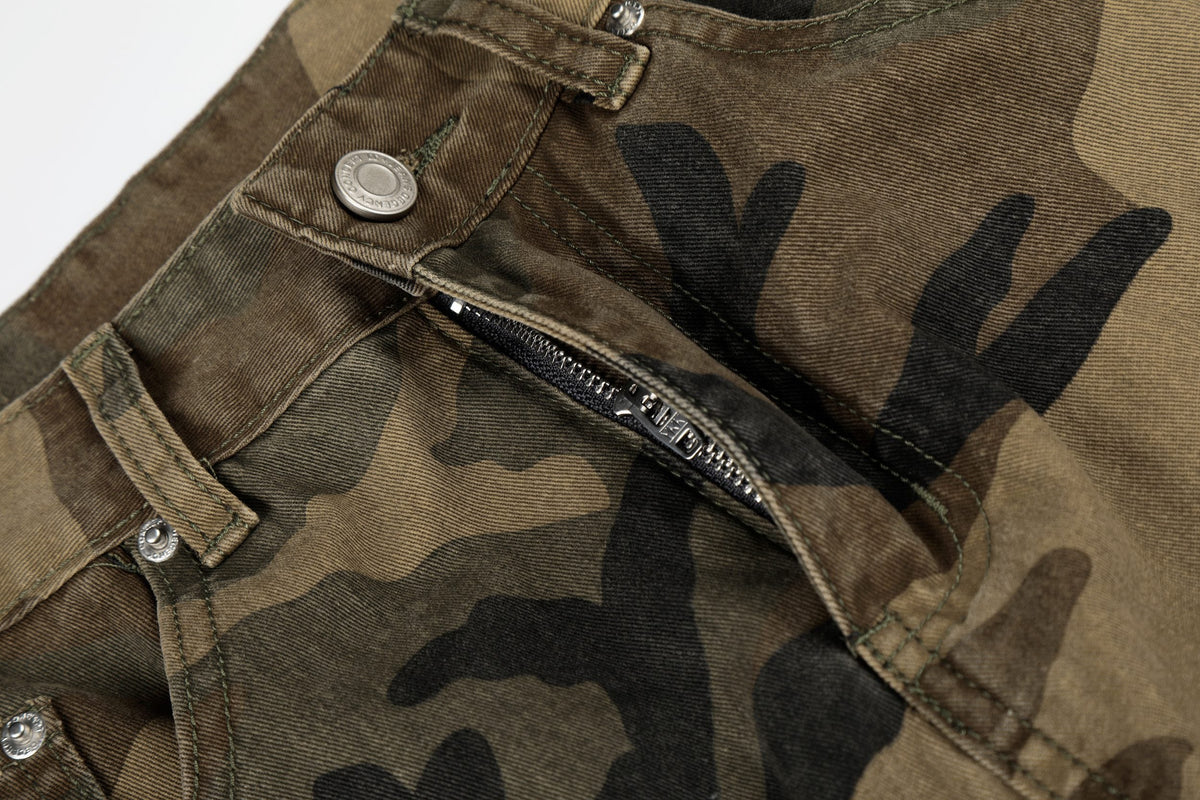 Madxmarx Oversized Camo Cargo Jeans
