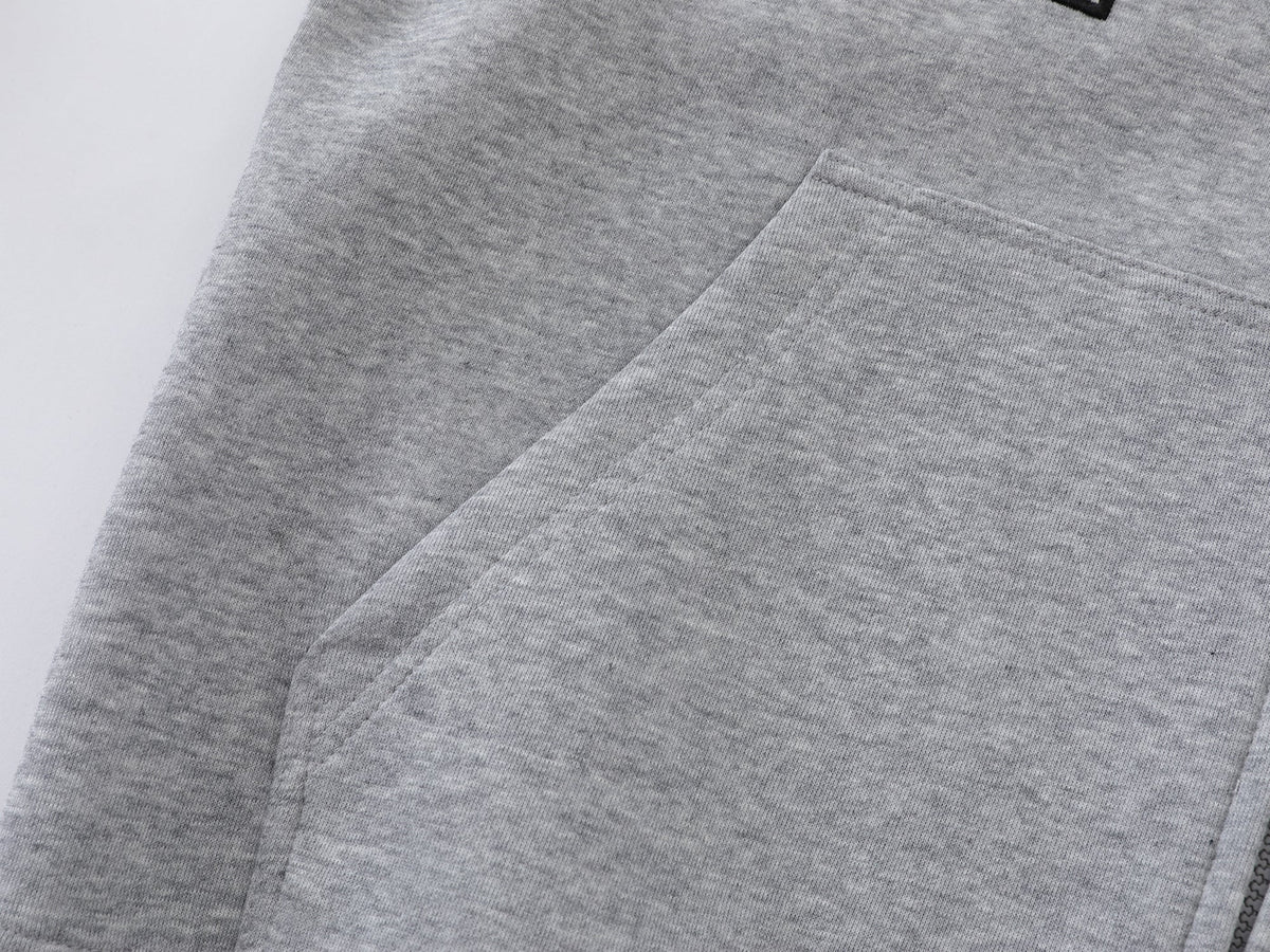 Madxmarx Camo Varsity Zip-Up Hoodie
