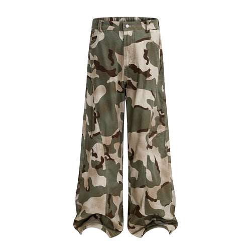 Madxmarx “Urban Camo Wide-Leg Pants” - S / As Shown