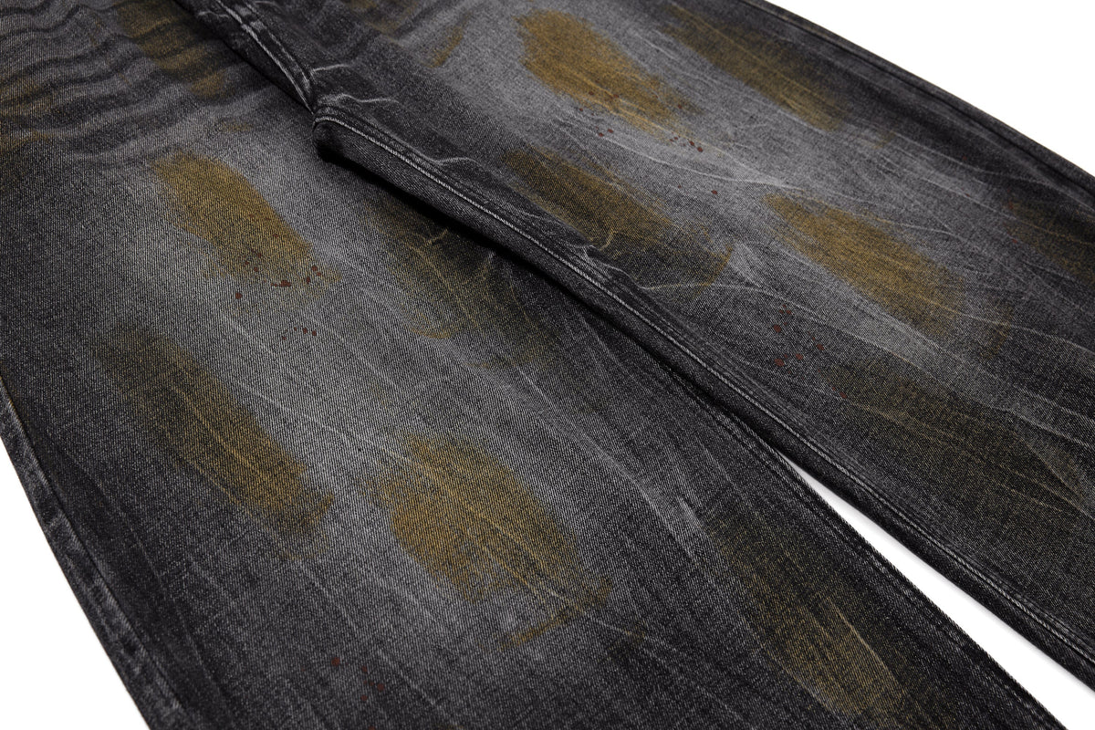 Pantalon en jean incurvé délavé vintage Madxmarx