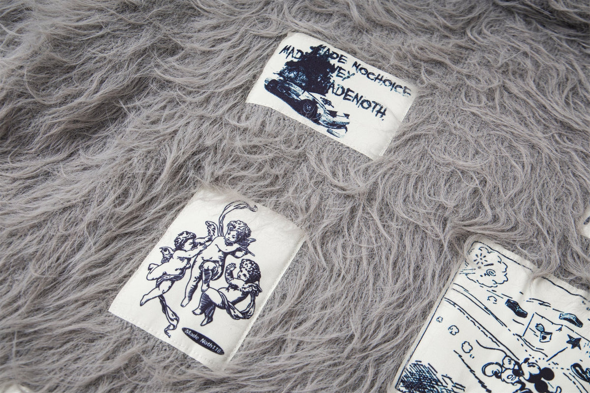 Madxmarx Long-Fur Graphic Sweater