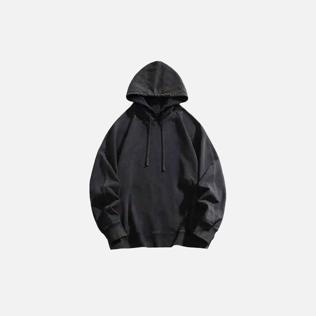 Trendy High-End Washed Japanese Hoodie