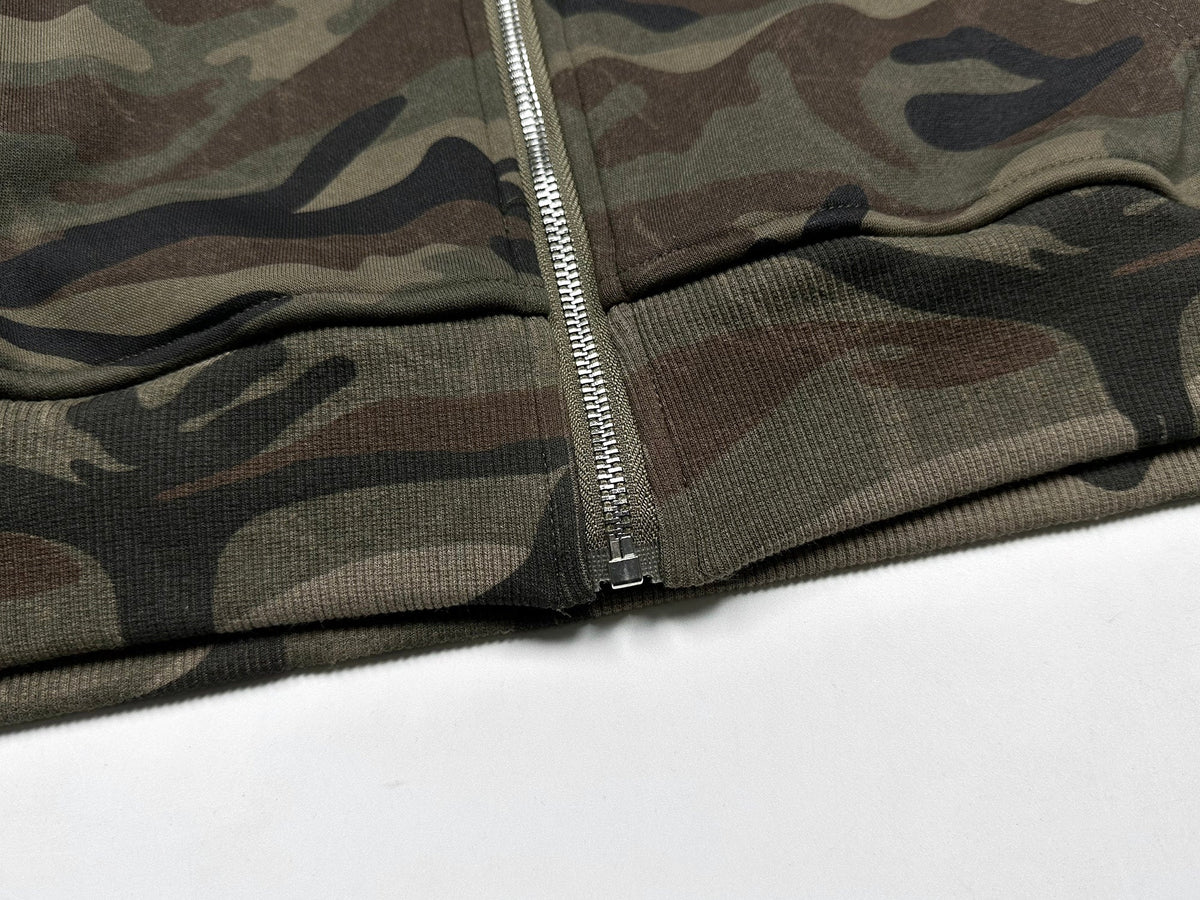 Madxmarx Camo Varsity Zip Hoodie