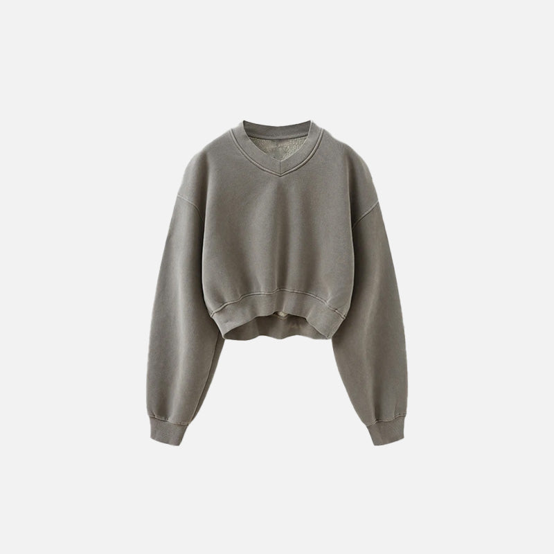Women's Fleece Cropped Sweatshirt