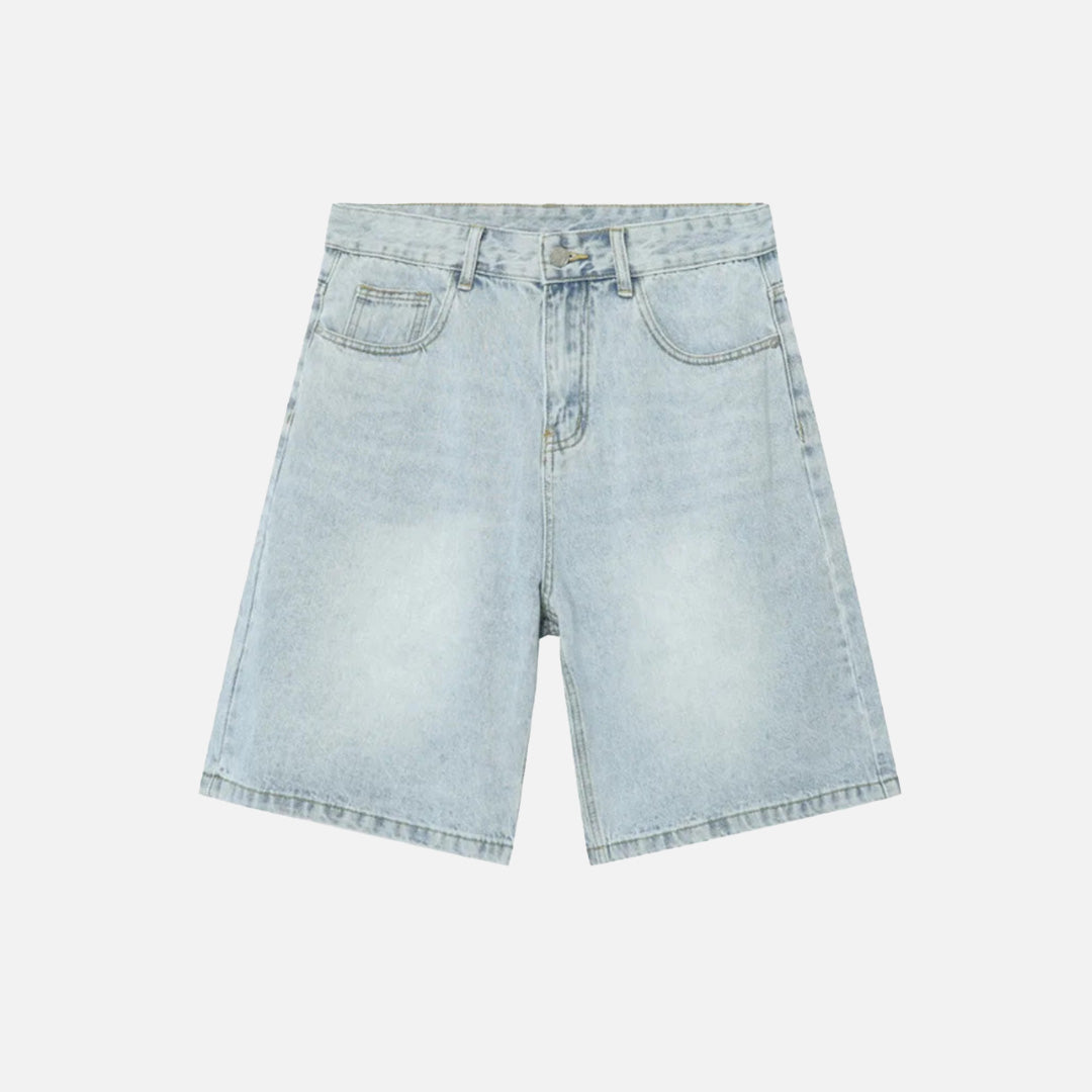 Retro chique denim shorts